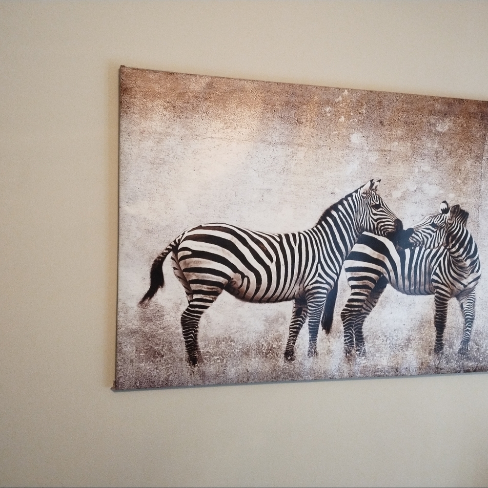 S picture of 2 zebra in the woods